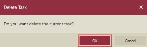 Delete Task Dialog