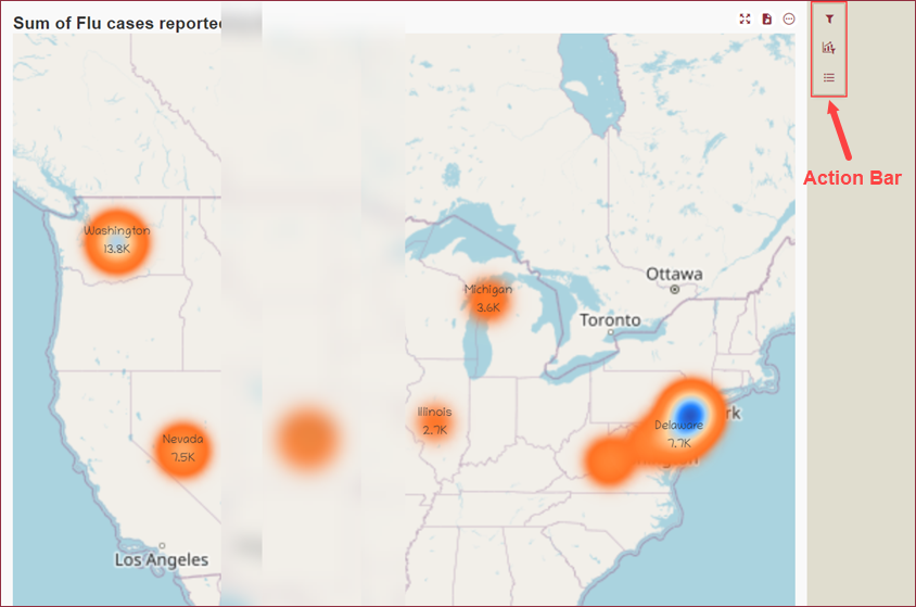 Analyze the data of the Heat Map