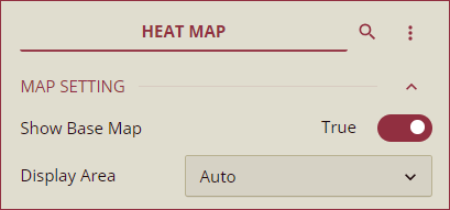 Inspector Panel - Map Settings