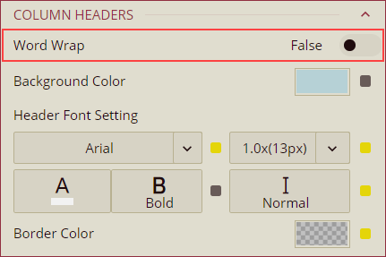 Word Wrap property in Pivot Table